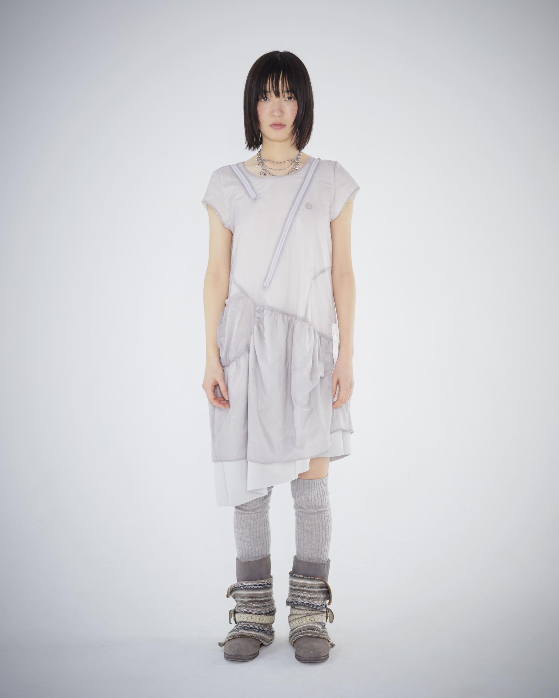 ✪【𝘱𝘳𝘦-𝘰𝘳𝘥𝘦𝘳】coyseio puff shirring one piece (2 color)