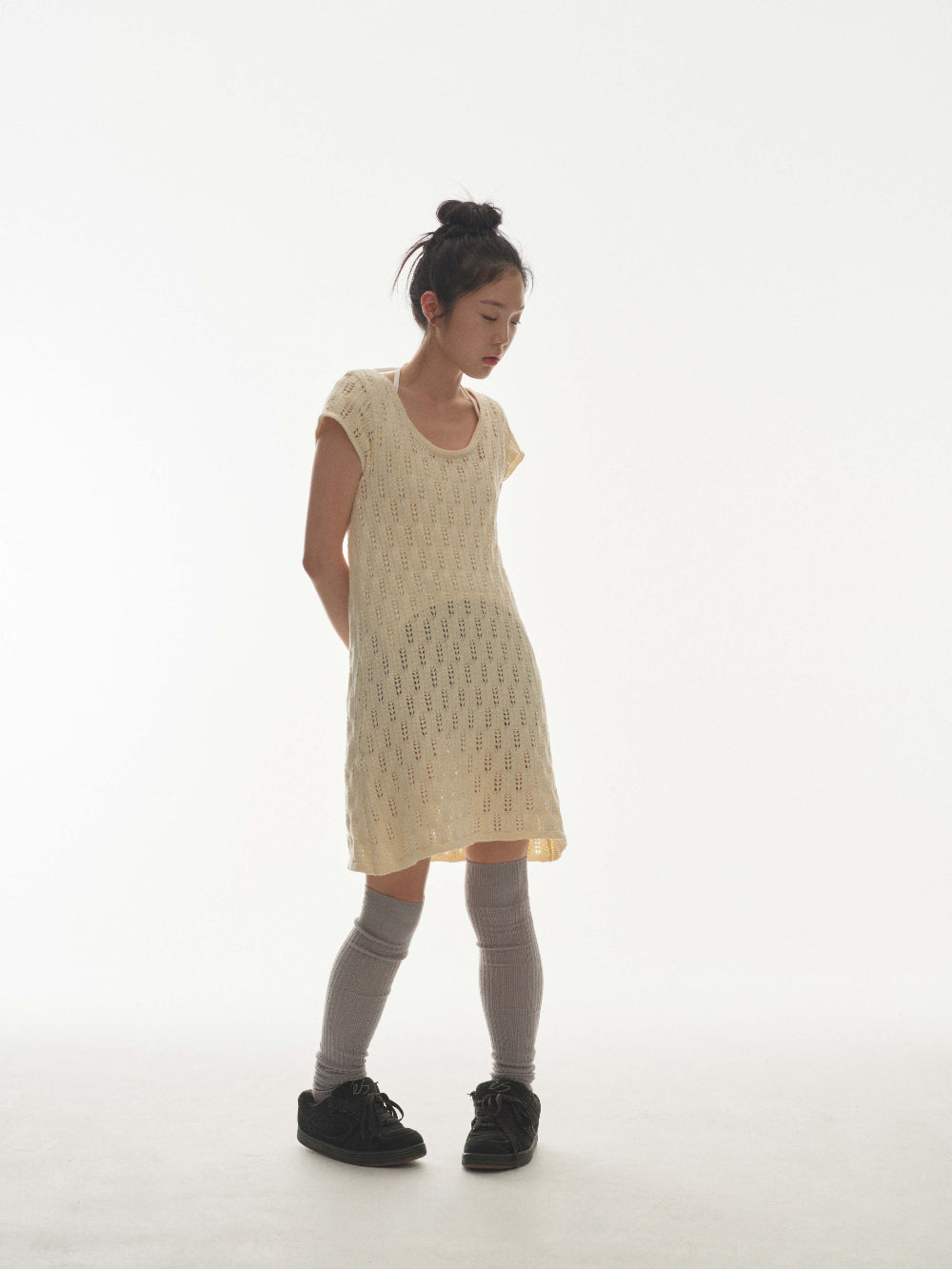 ✪【𝘱𝘳𝘦-𝘰𝘳𝘥𝘦𝘳】coyseio scasi knit one piece (2 color)