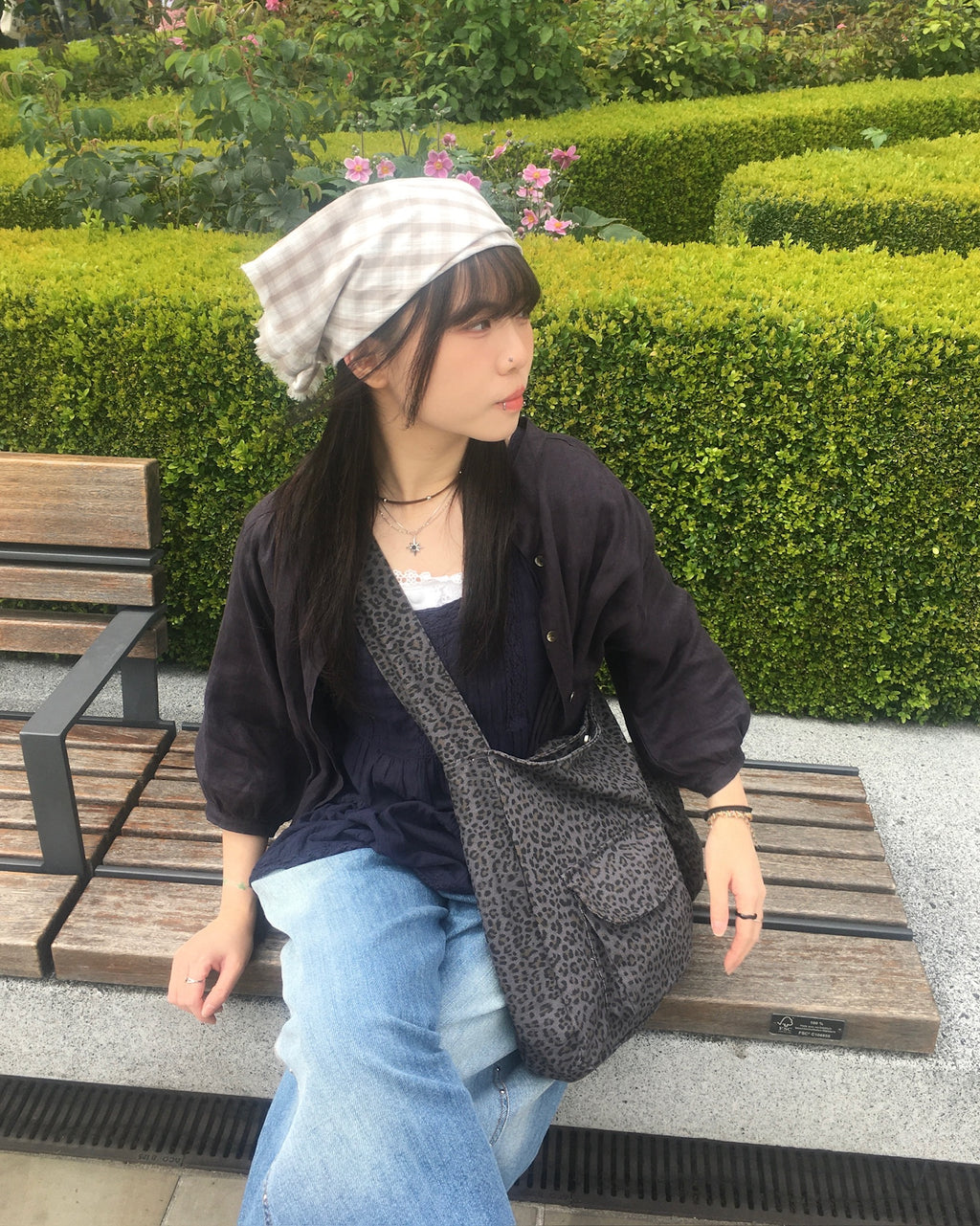 leopard shoulder bag