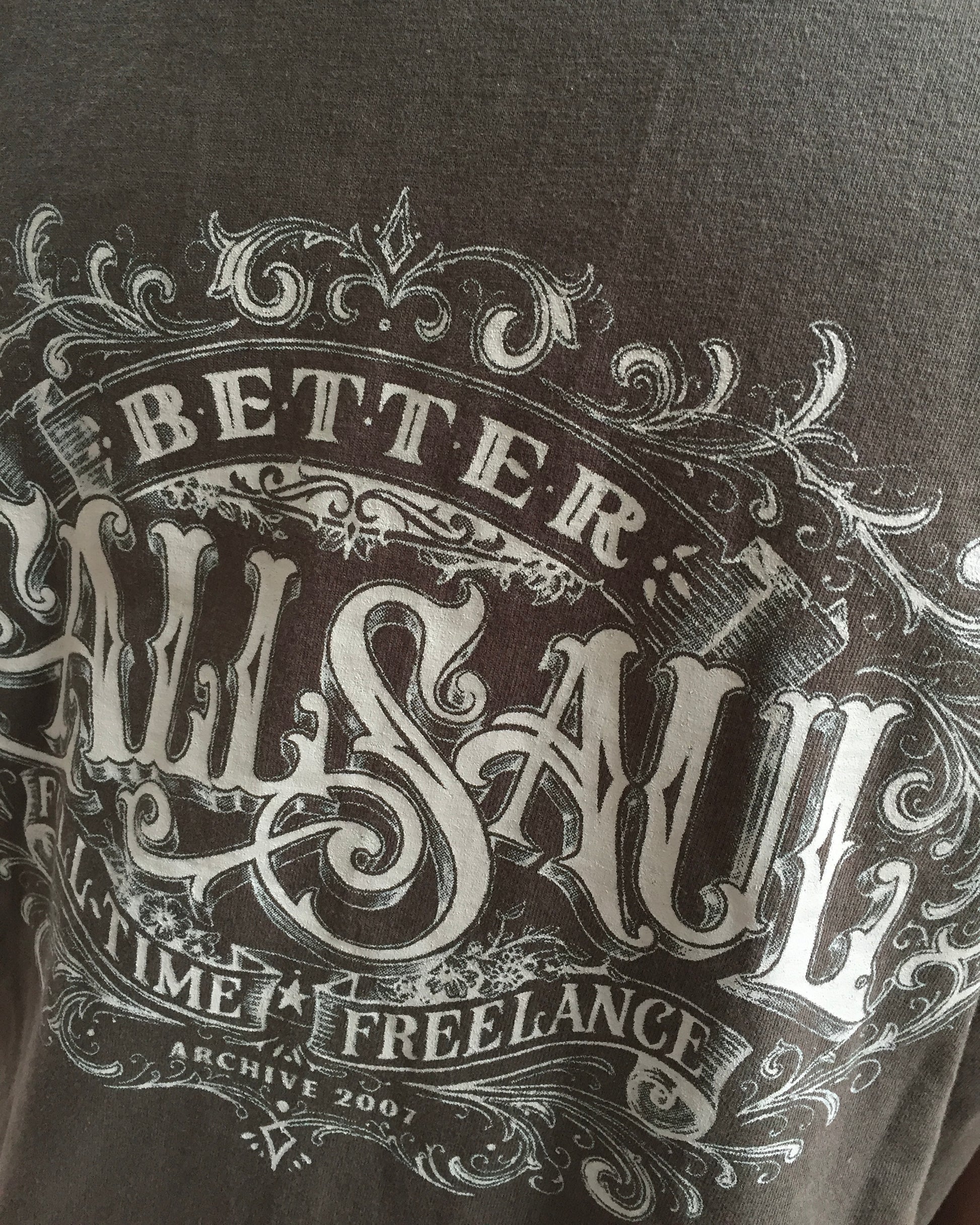 callsaul vintage ringer tee (charcoal)