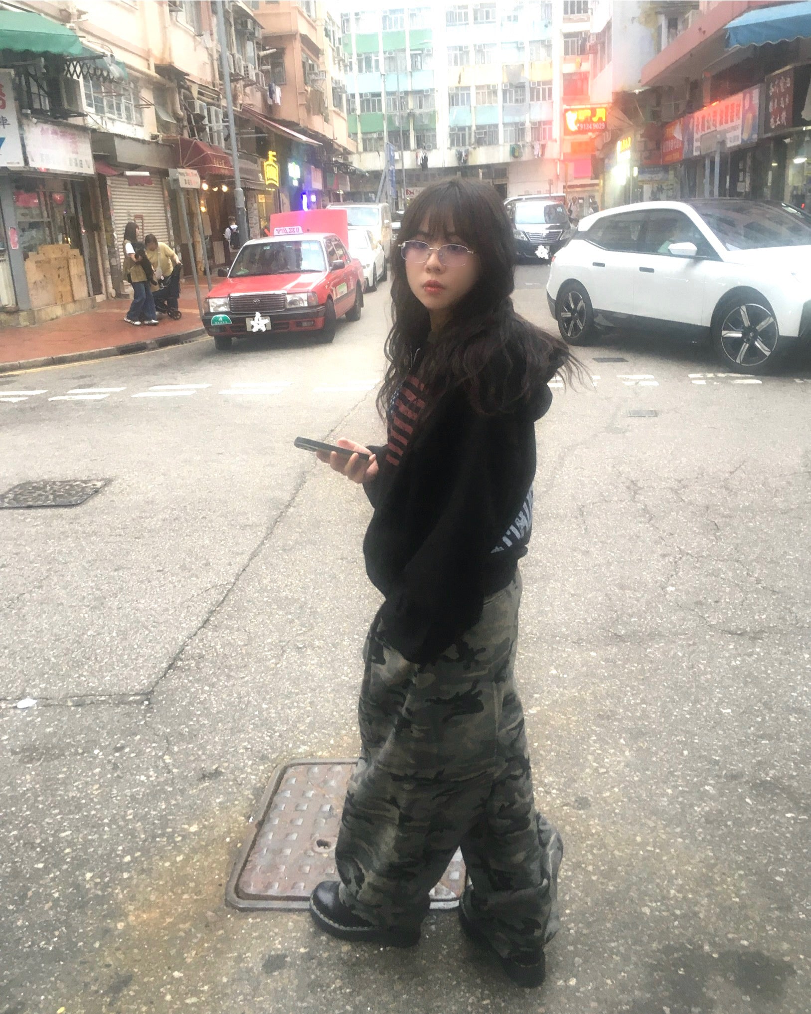 camo baggy pants (women wear)