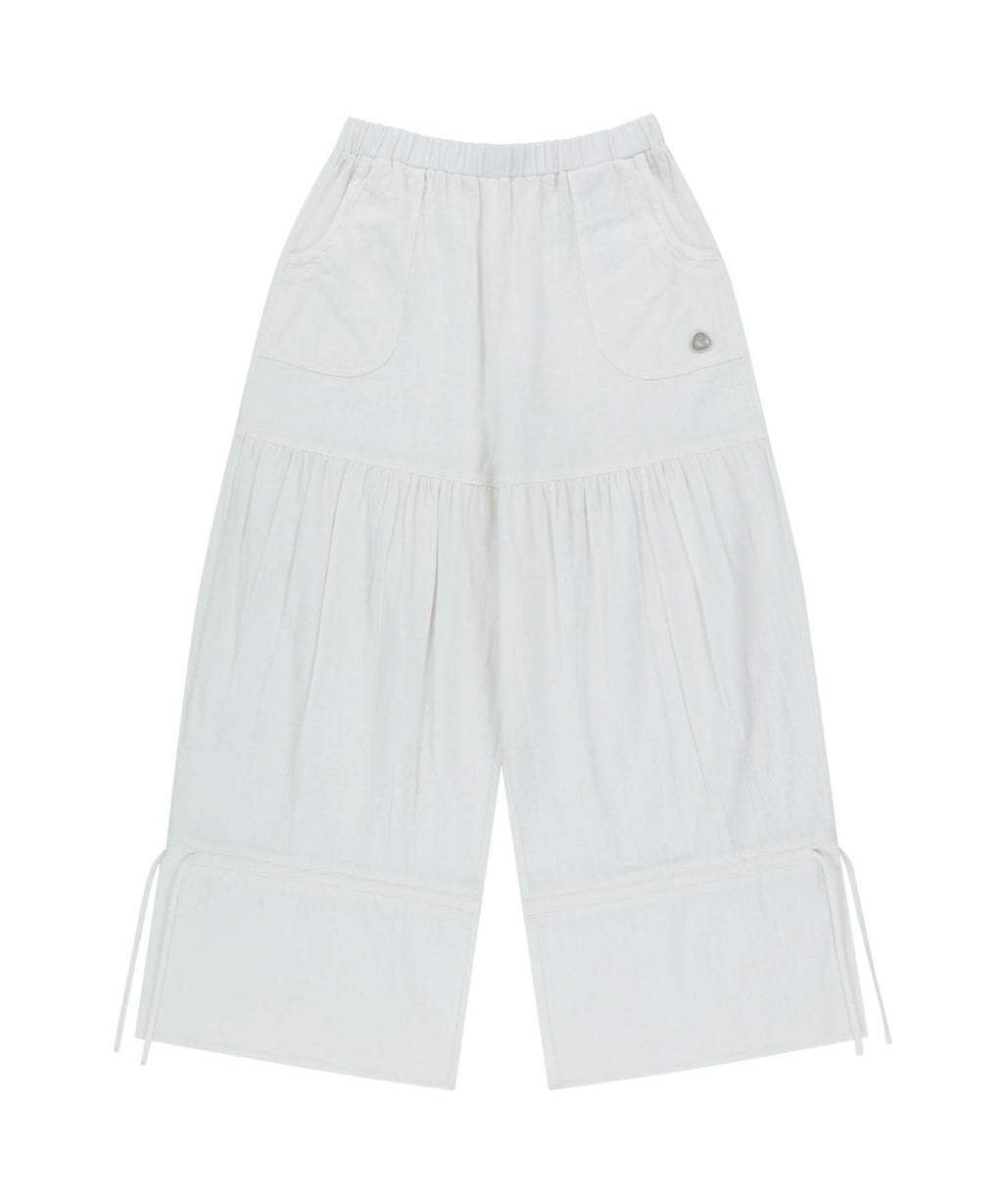 ✪【𝘱𝘳𝘦-𝘰𝘳𝘥𝘦𝘳】coyseio shirring rough pants (2 color)
