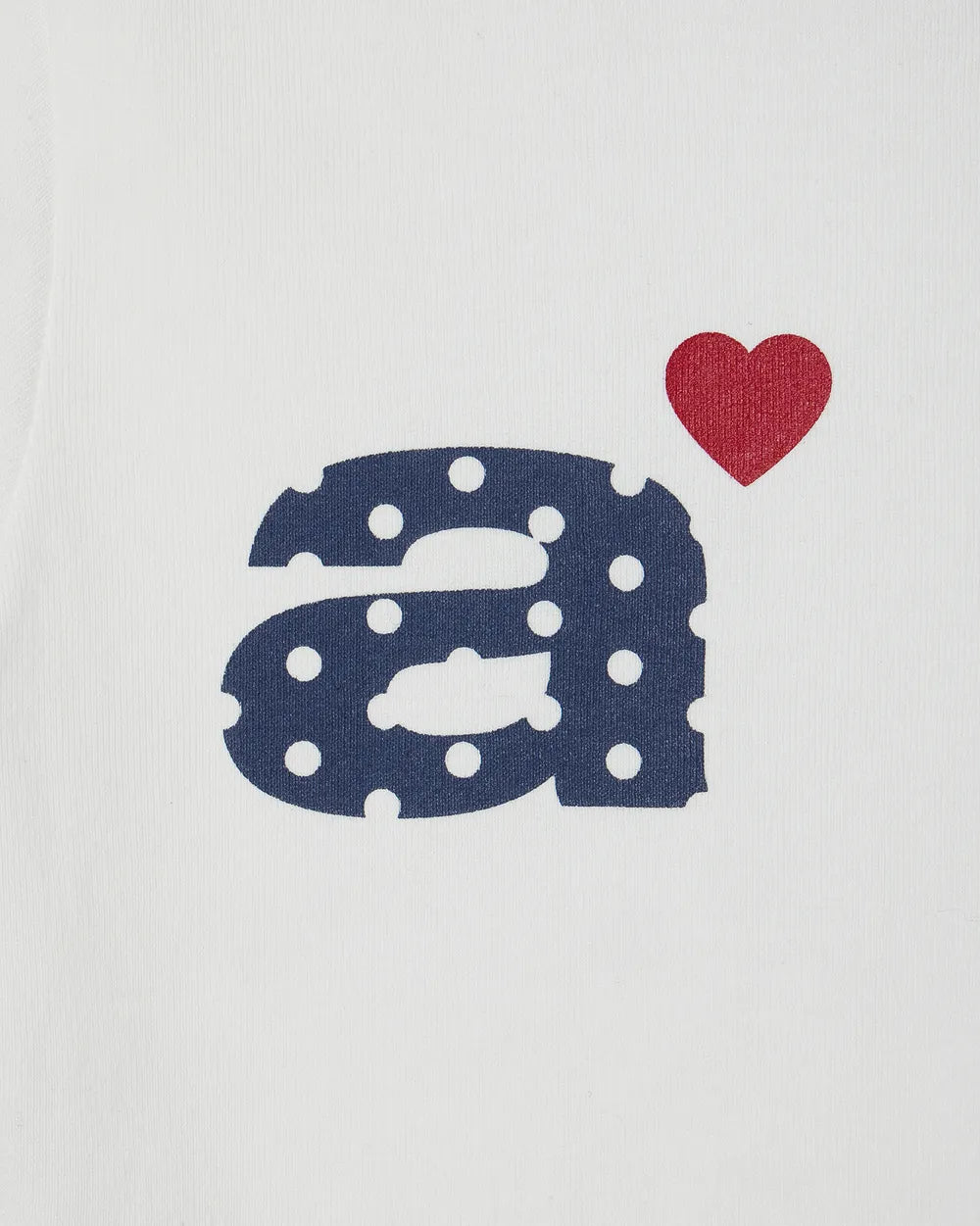 AEAE DOT SMALL LETTER TEE (WHITE)