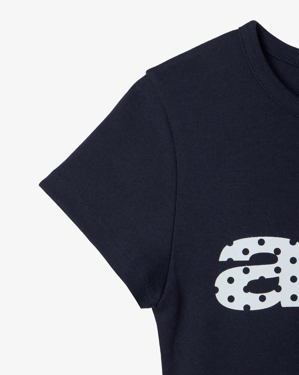 AEAE DOT SMALL LETTER TEE (NAVY)