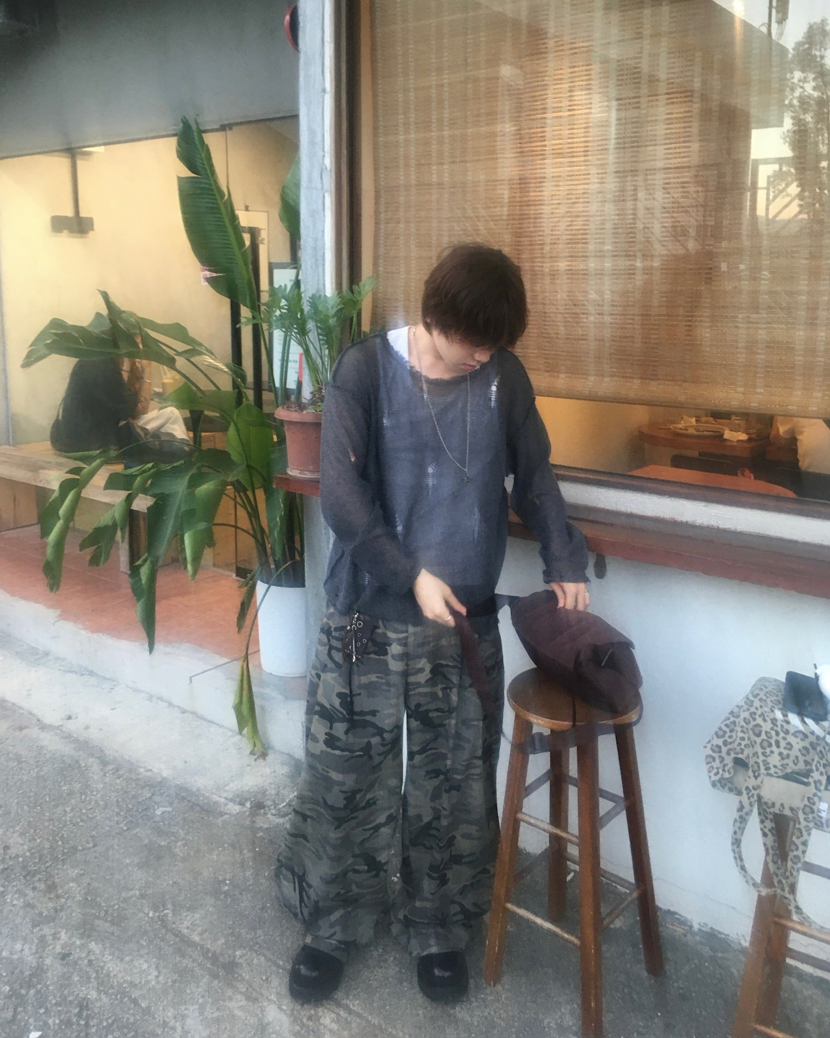 camo baggy pants (men wear)