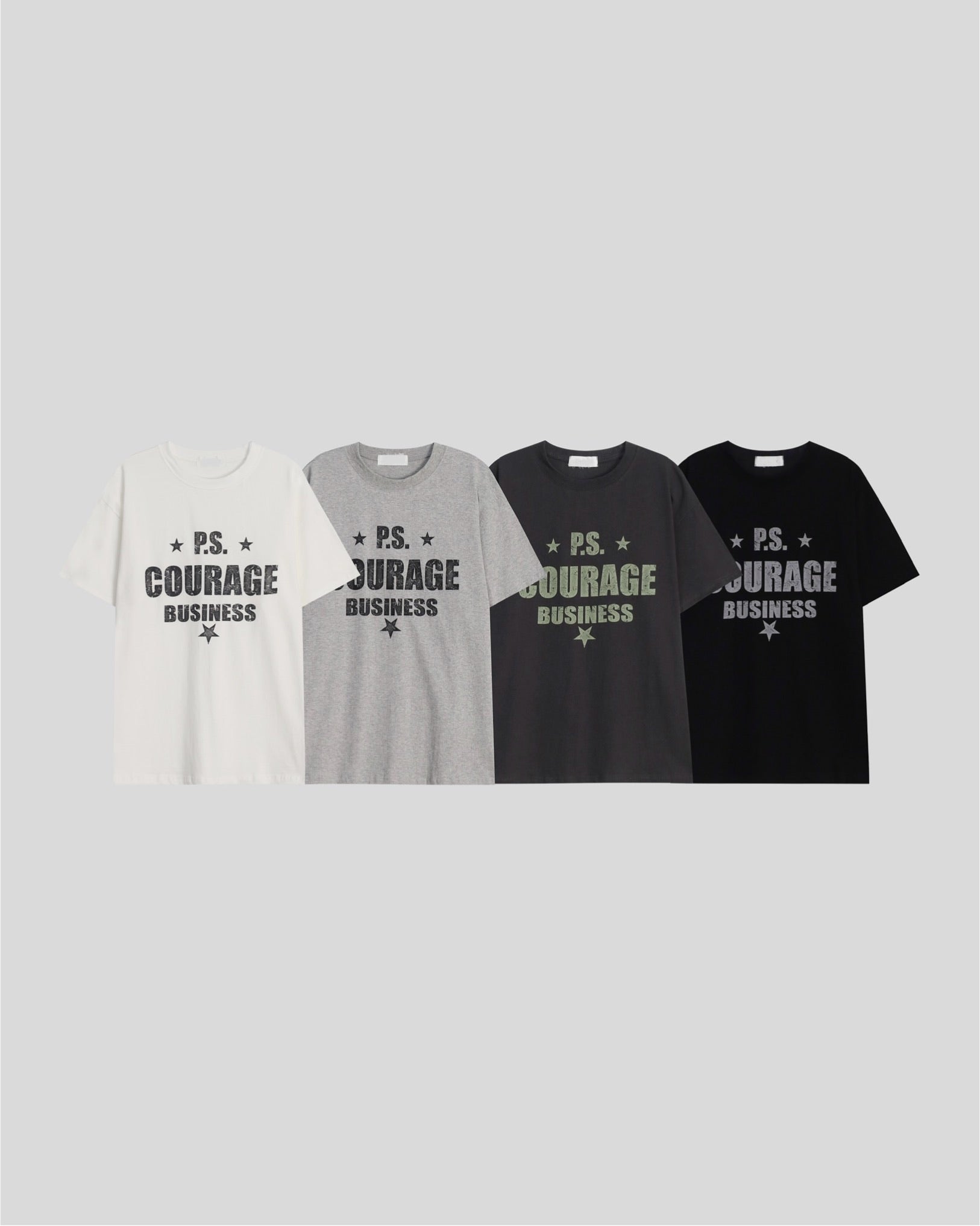 ps crop tee (charcoal)