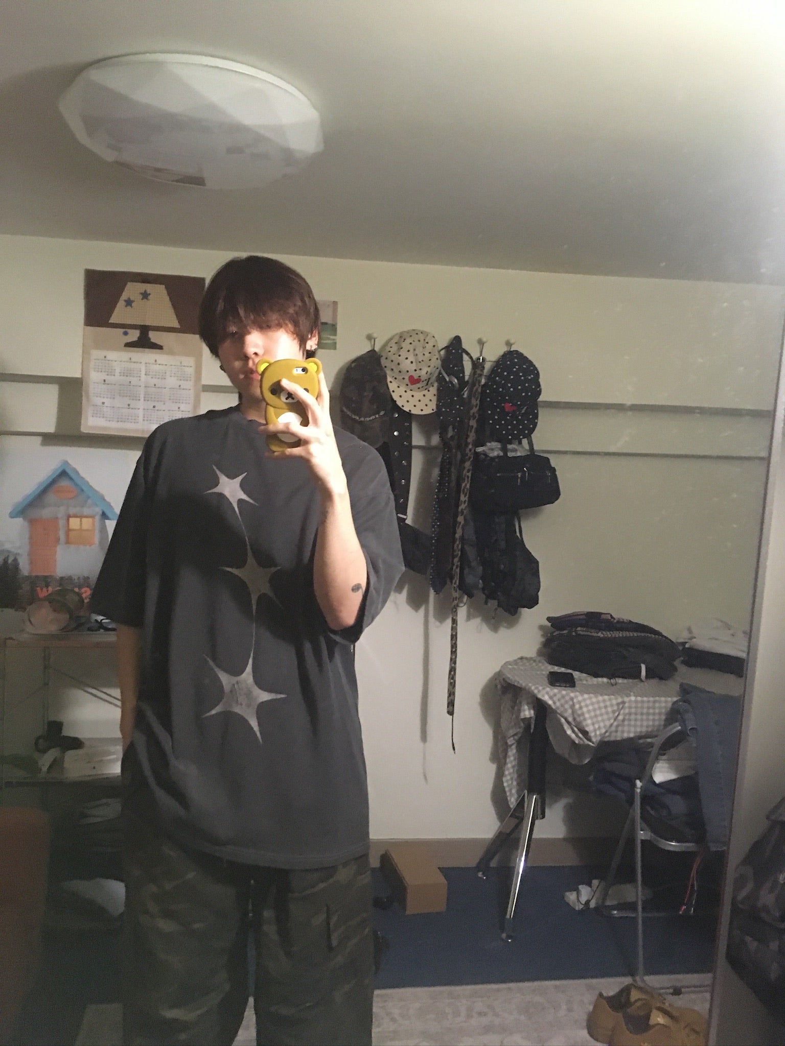 (in stock) triple star tee (2 color)