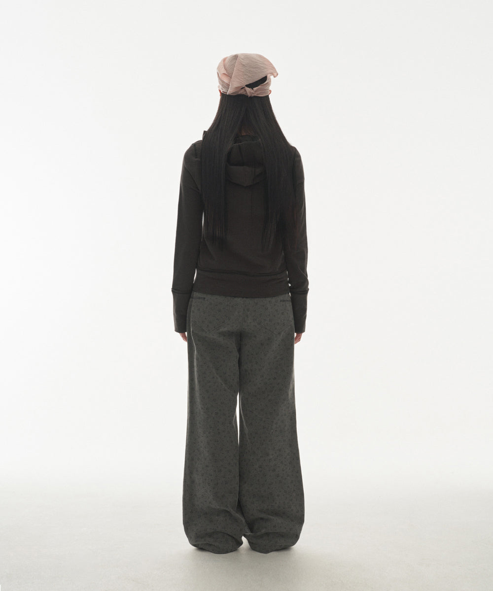✪【𝘱𝘳𝘦-𝘰𝘳𝘥𝘦𝘳】coyseio stitch hood zip-up (3 color)
