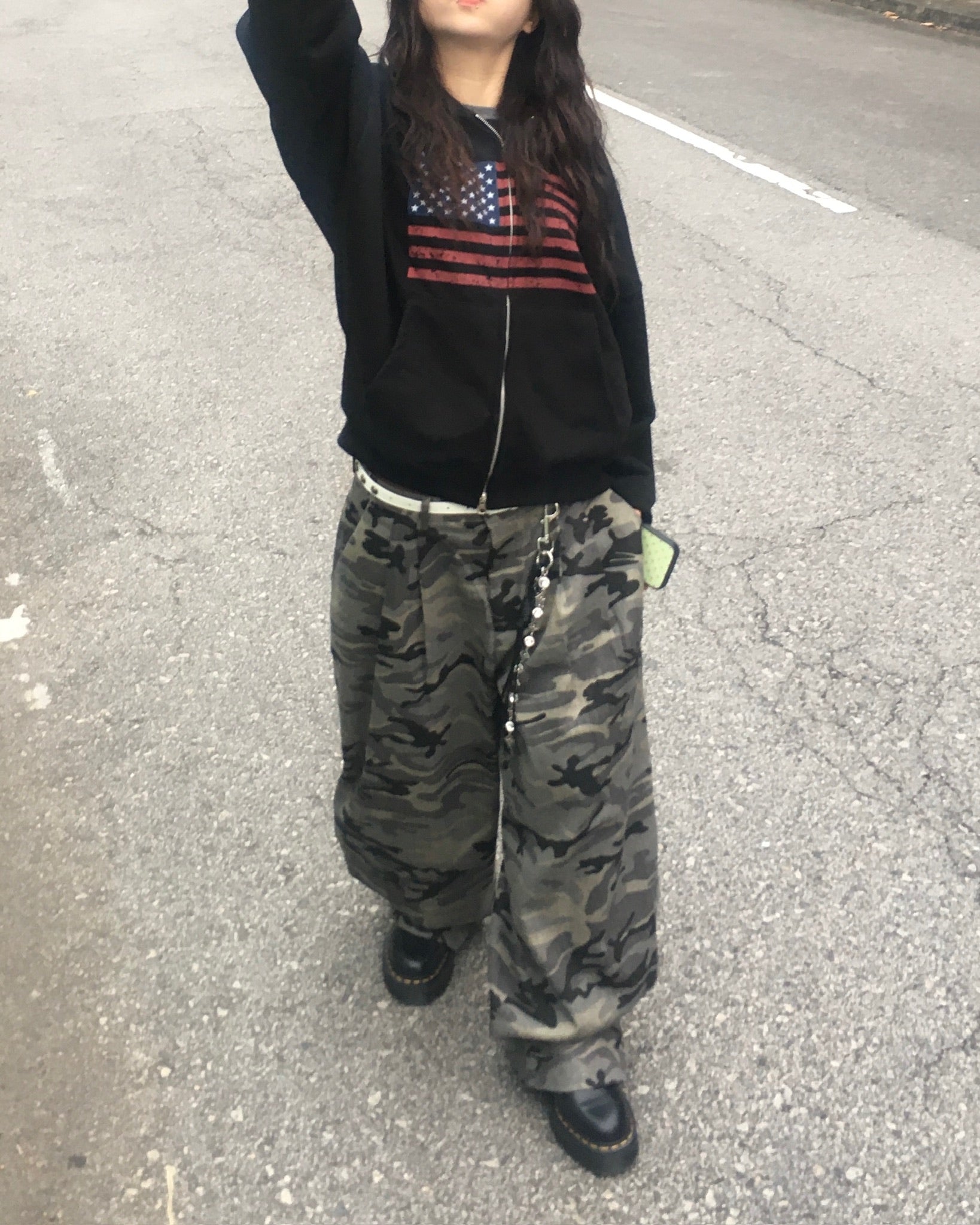 camo baggy pants (women wear)