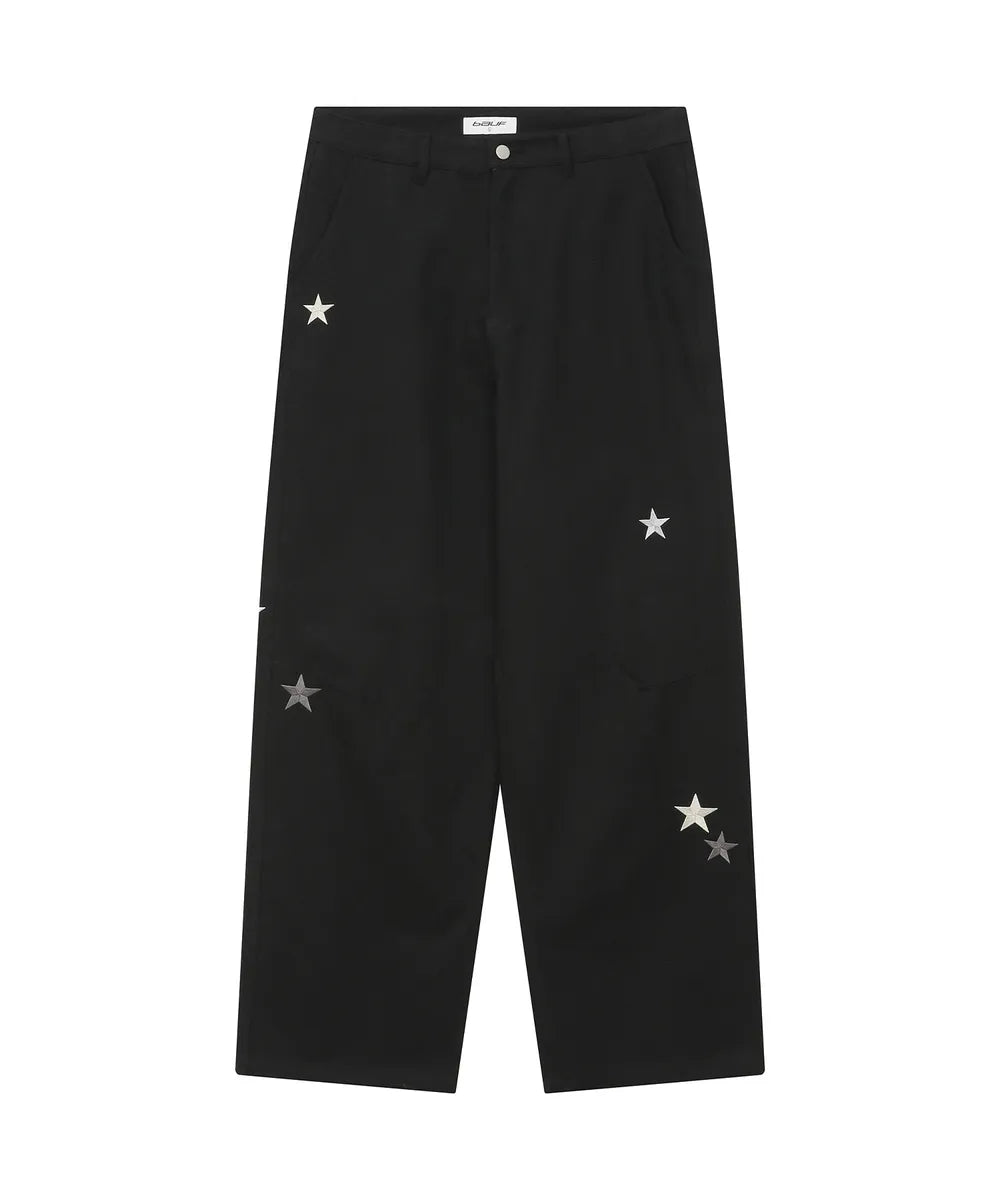 BAUF STAR SYMBOL PANTS (BLACK)
