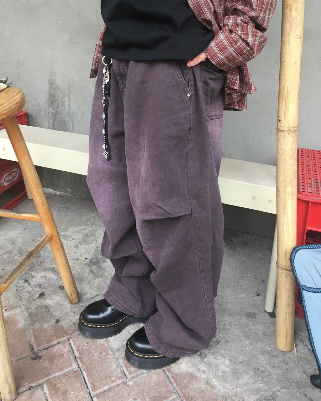 star rivet washed jeans (women)