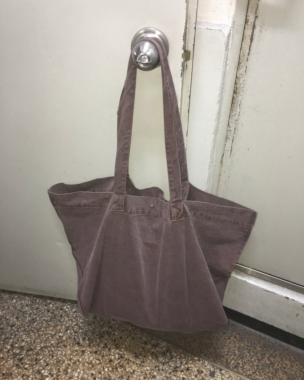 vintage washed bag (brown)