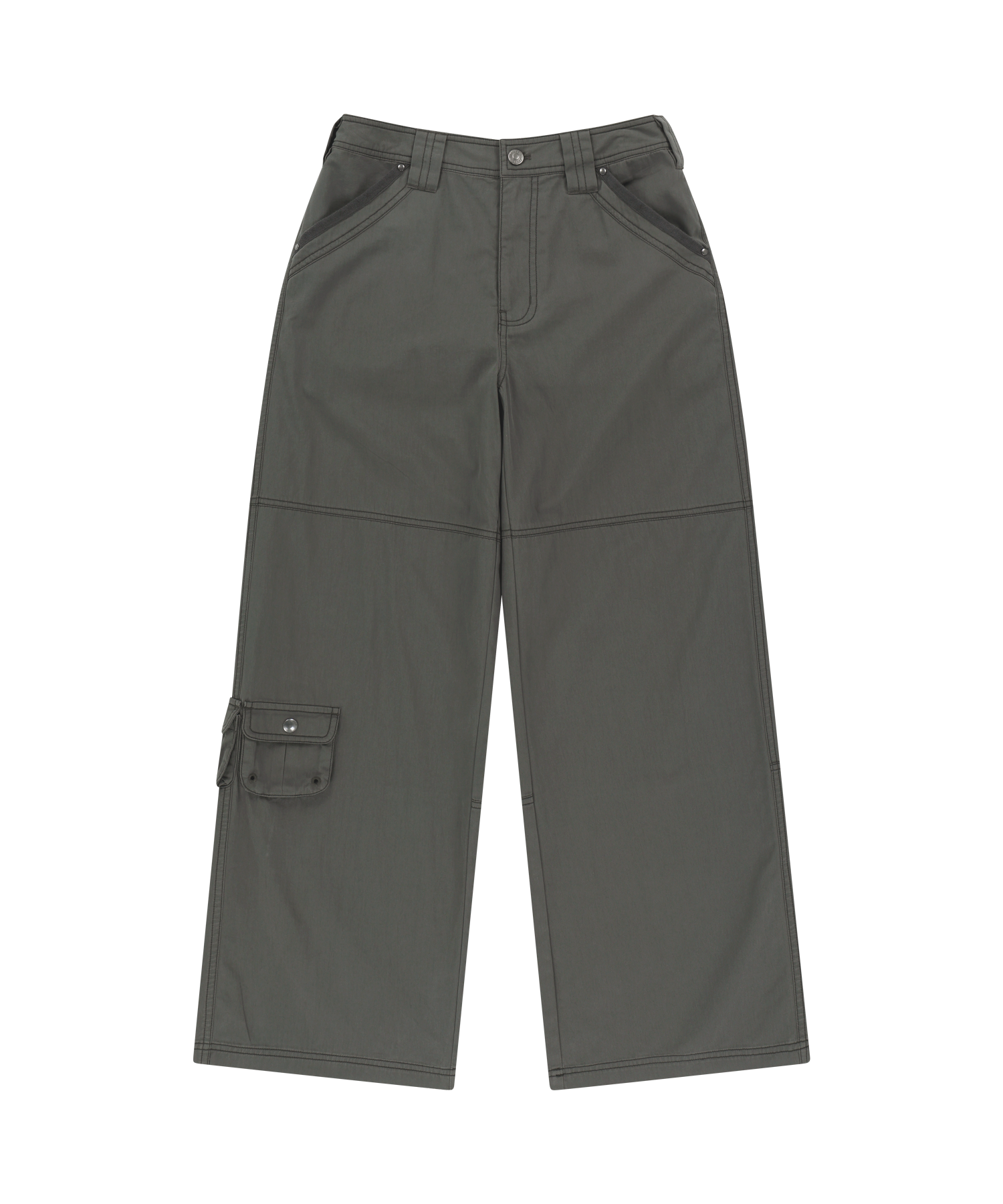 ✪【𝘱𝘳𝘦-𝘰𝘳𝘥𝘦𝘳】coyseio snap work pants (2 color)