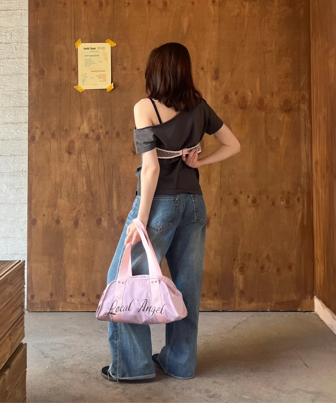 【𝘱𝘳𝘦-𝘰𝘳𝘥𝘦𝘳】SCULPTOR Hook Me Up Layered Tee Pale Pink