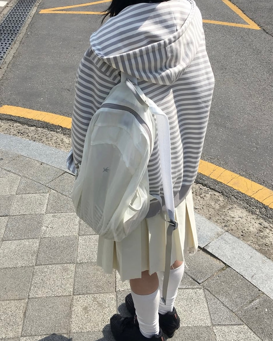 TCM MINI LOGO PACKABLE BACKPACK (CREAM)