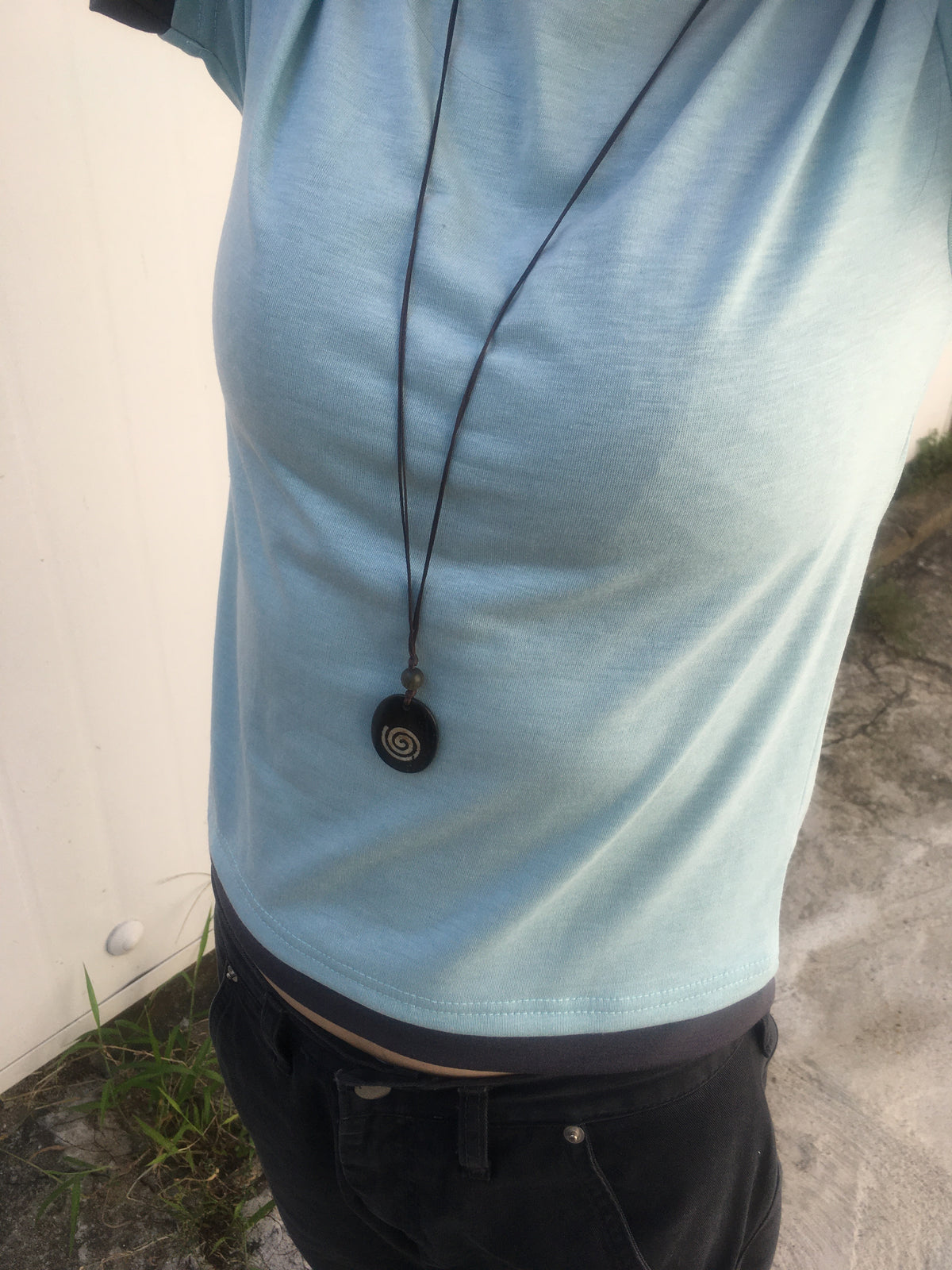spiral pendant necklace