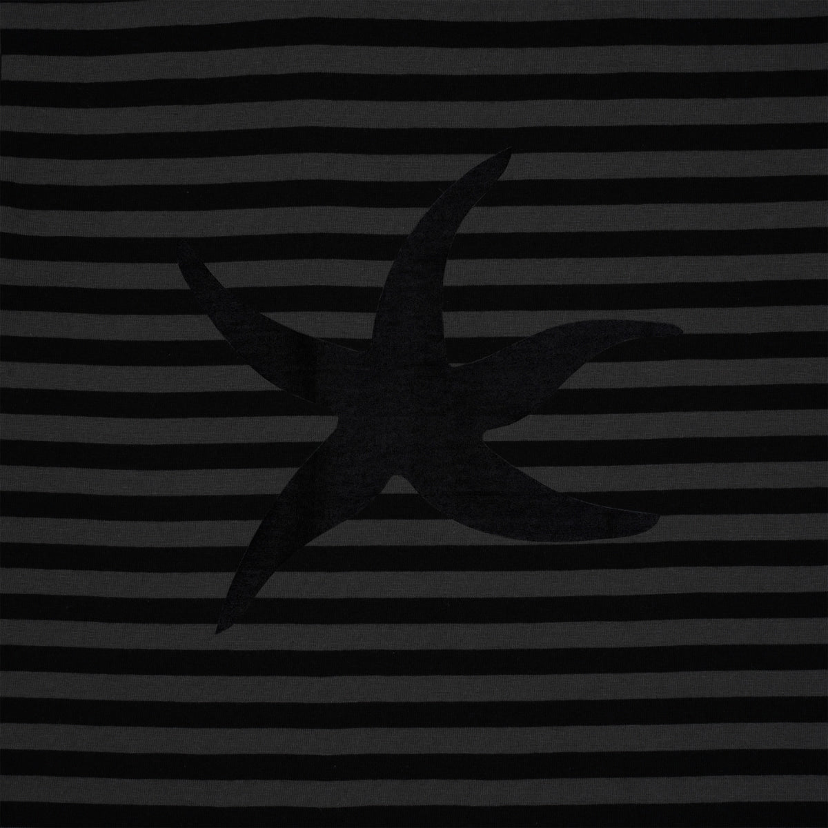 TCM STARFISH STRIPE TEE (BLACK)