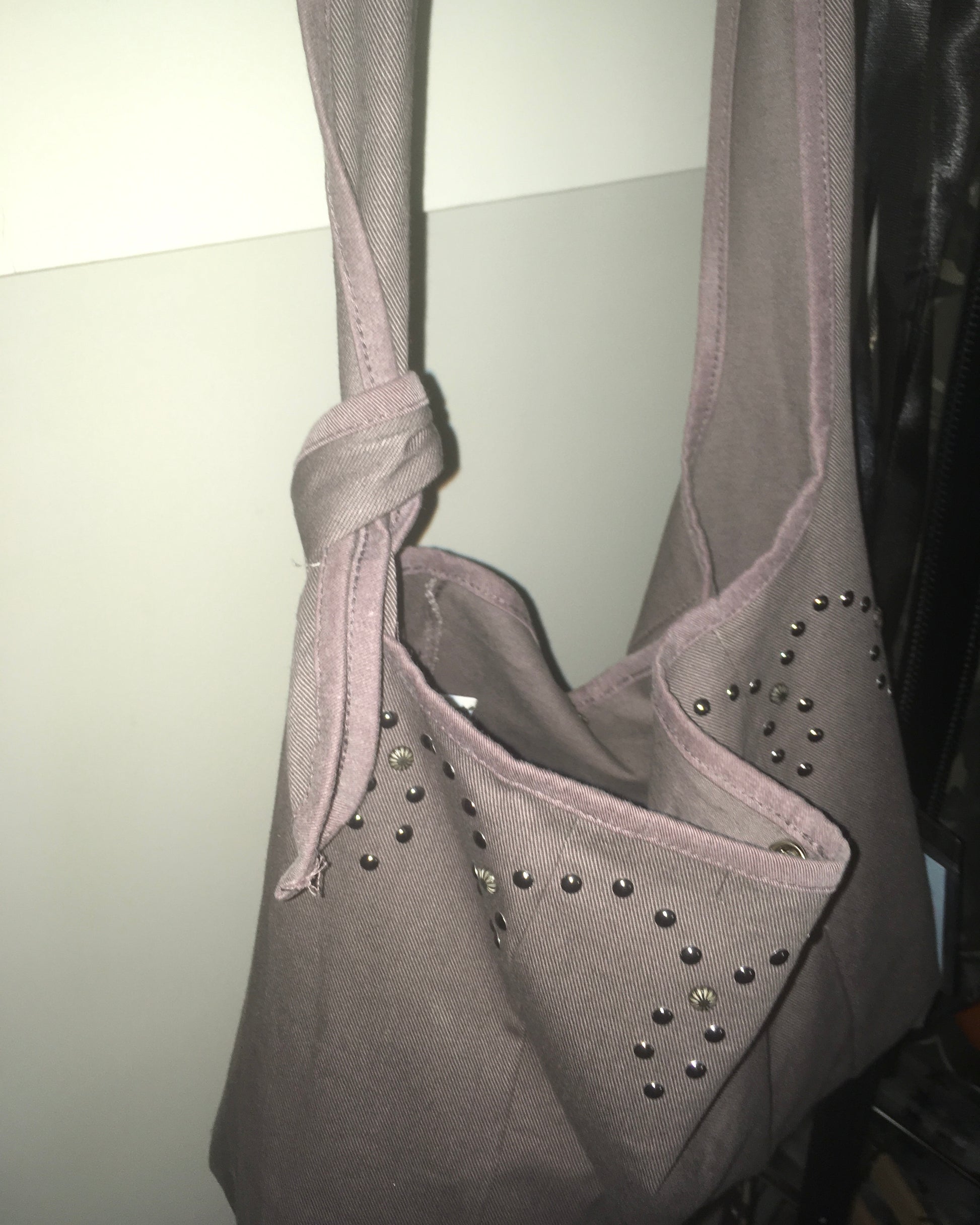 studded shoulder bag