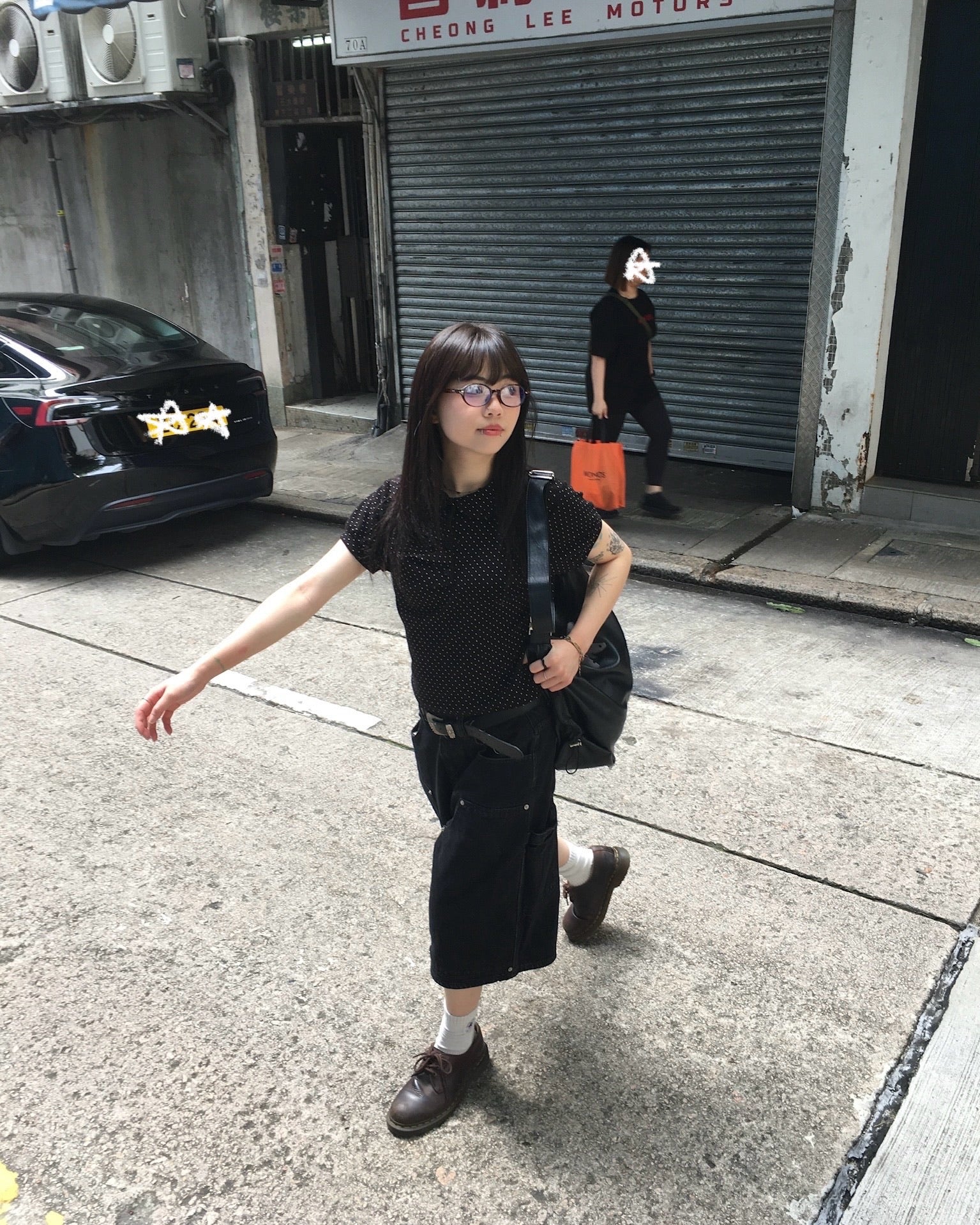 double knee bermuda pants (women wear)