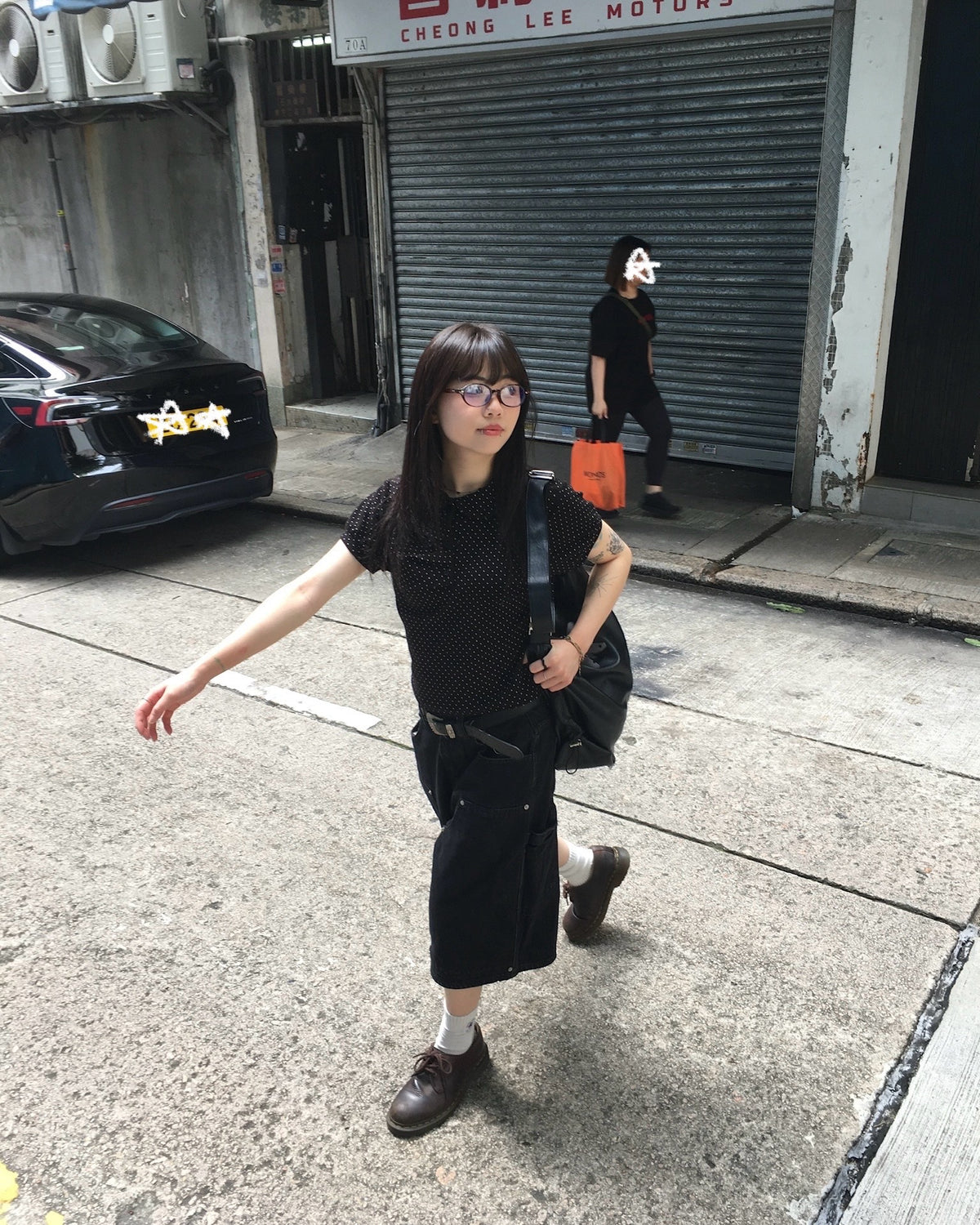 double knee bermuda pants (women wear)