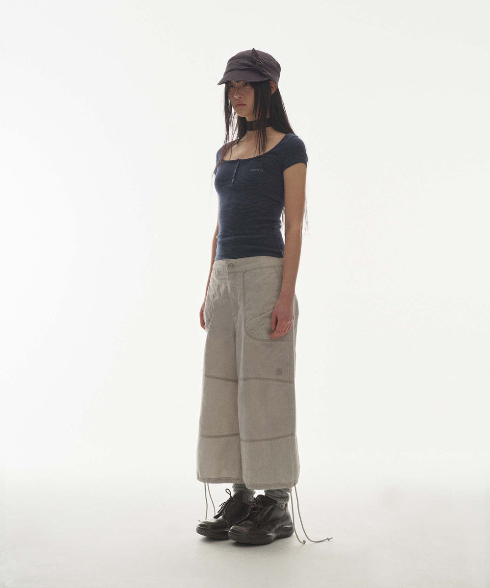 ✪【𝘱𝘳𝘦-𝘰𝘳𝘥𝘦𝘳】coyseio ribbon tie cap (2 color)