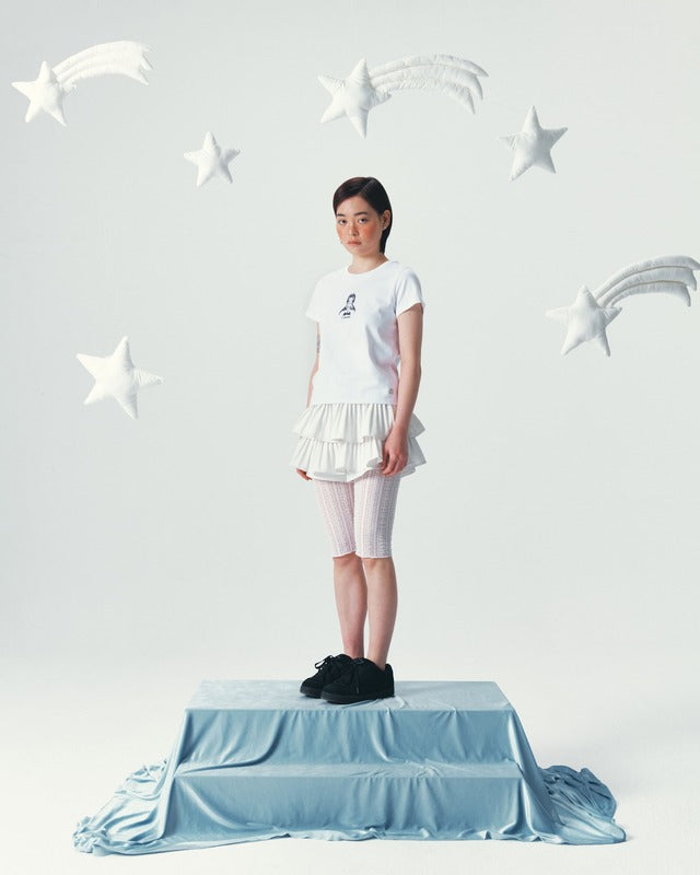 ✪【𝘱𝘳𝘦-𝘰𝘳𝘥𝘦𝘳】coyseio lenga character t-shirt (2 color)