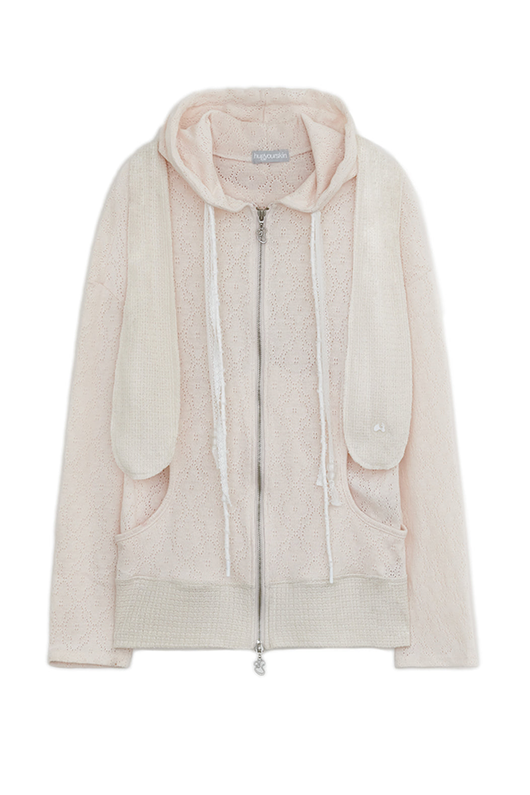 HUGYOURSKIN TOGGING HOODIE (BEIGE)