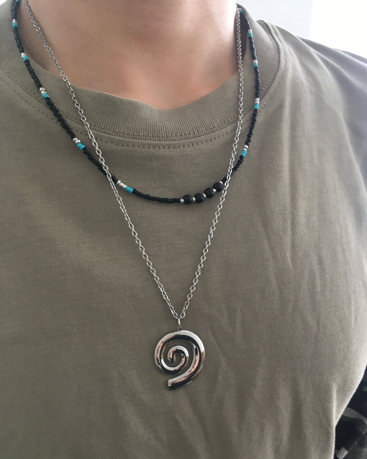 spiral necklace