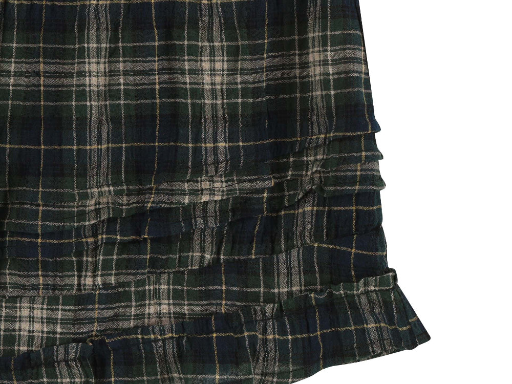 ✪【𝘱𝘳𝘦-𝘰𝘳𝘥𝘦𝘳】coyseio shirring midi skirt (check)