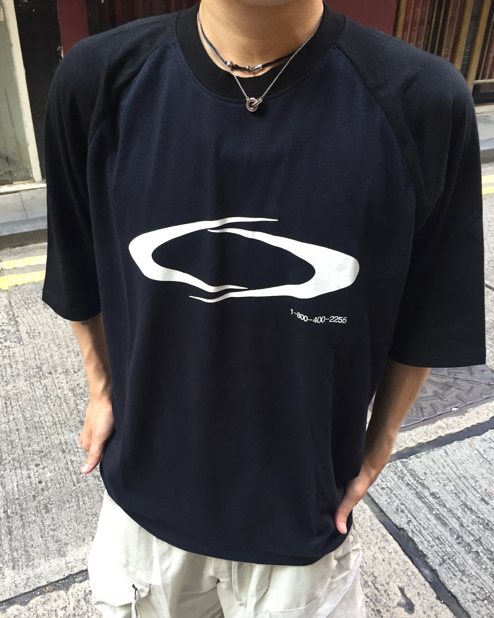 (in stock) storm raglan tee (navy)