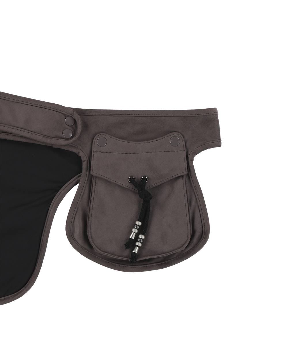 ✪【𝘱𝘳𝘦-𝘰𝘳𝘥𝘦𝘳】coyseio suede belt bag (2 color)
