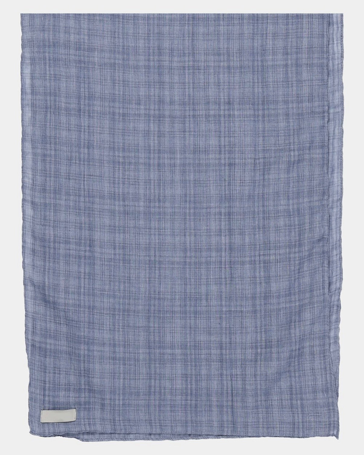 mist check scarf (charcoal)