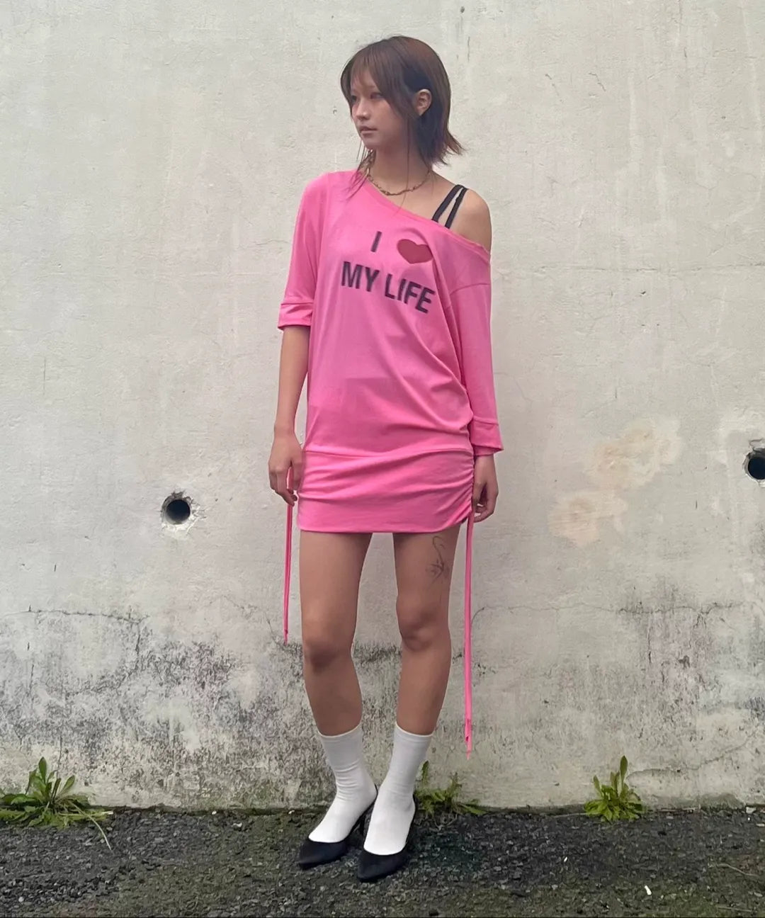 【𝘱𝘳𝘦-𝘰𝘳𝘥𝘦𝘳】SCULPTOR Tie Sleeve Tee Cream