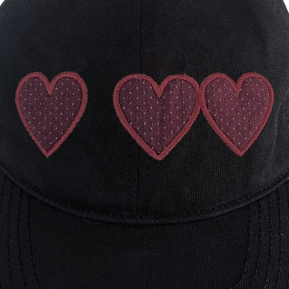 TCM HEART CAP (BLACK)