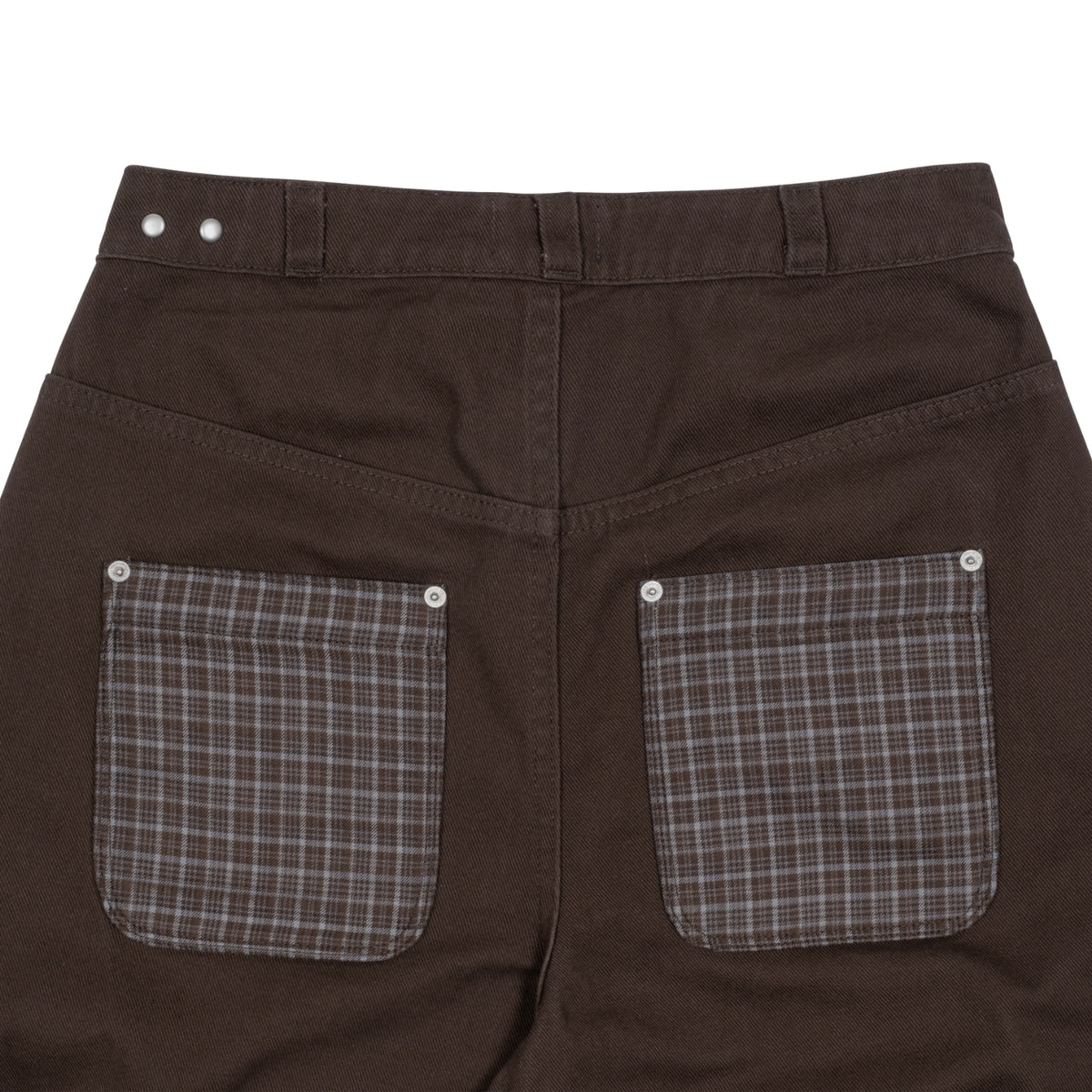 TCM CHECK POCKET HALF PANTS (BROWN)