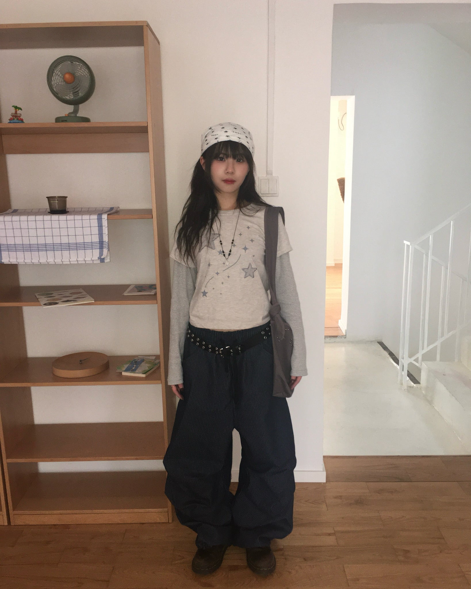 studded shoulder bag