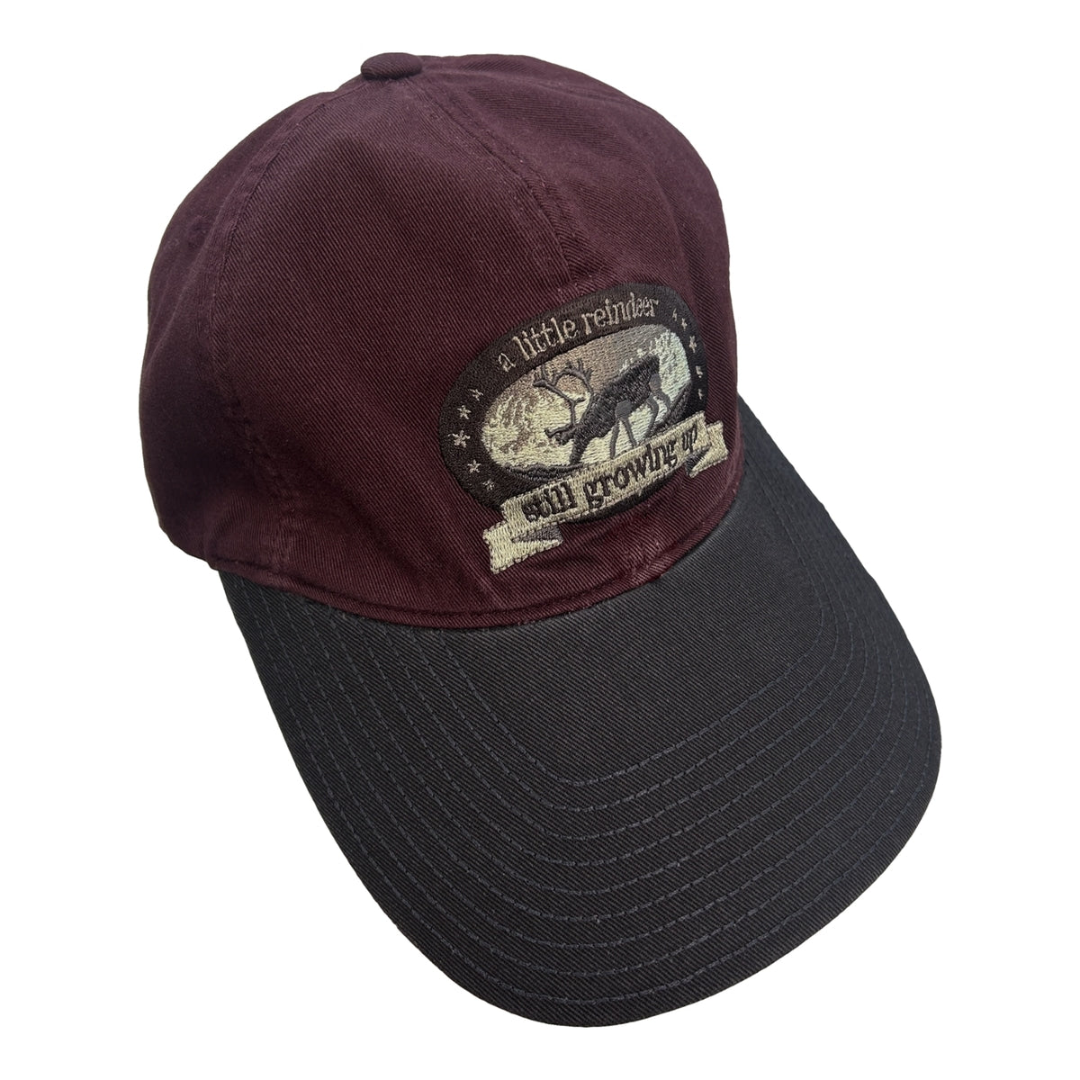 TCM DEER CAP (BURGUNDY)