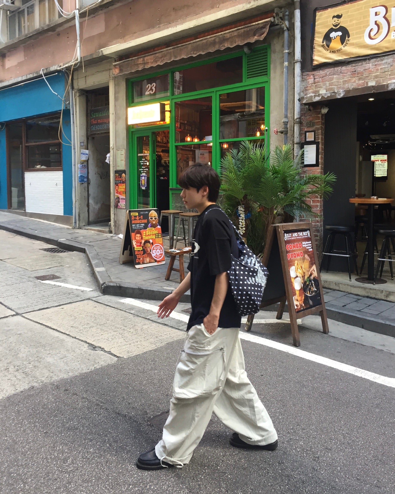 (in stock) zipper cargo balloon pants