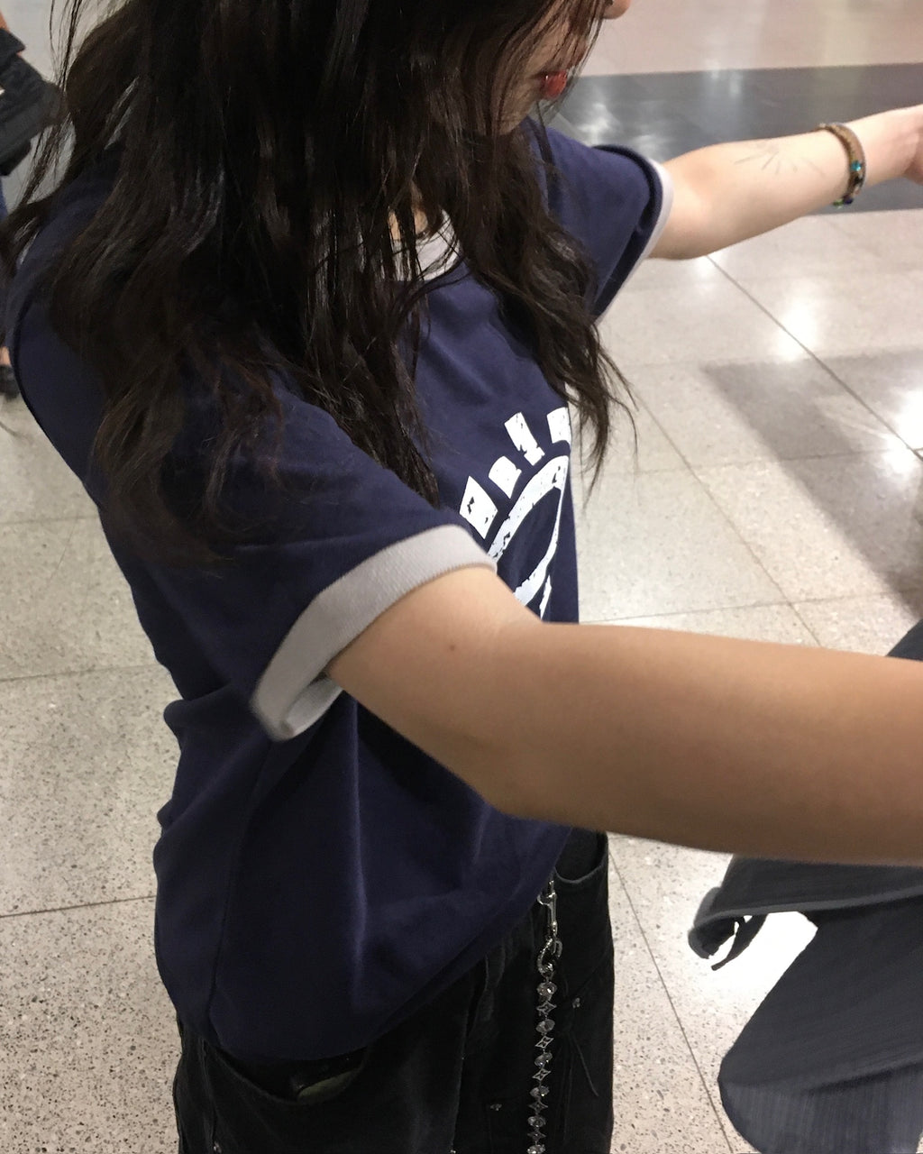 sun ringer tee (navy)