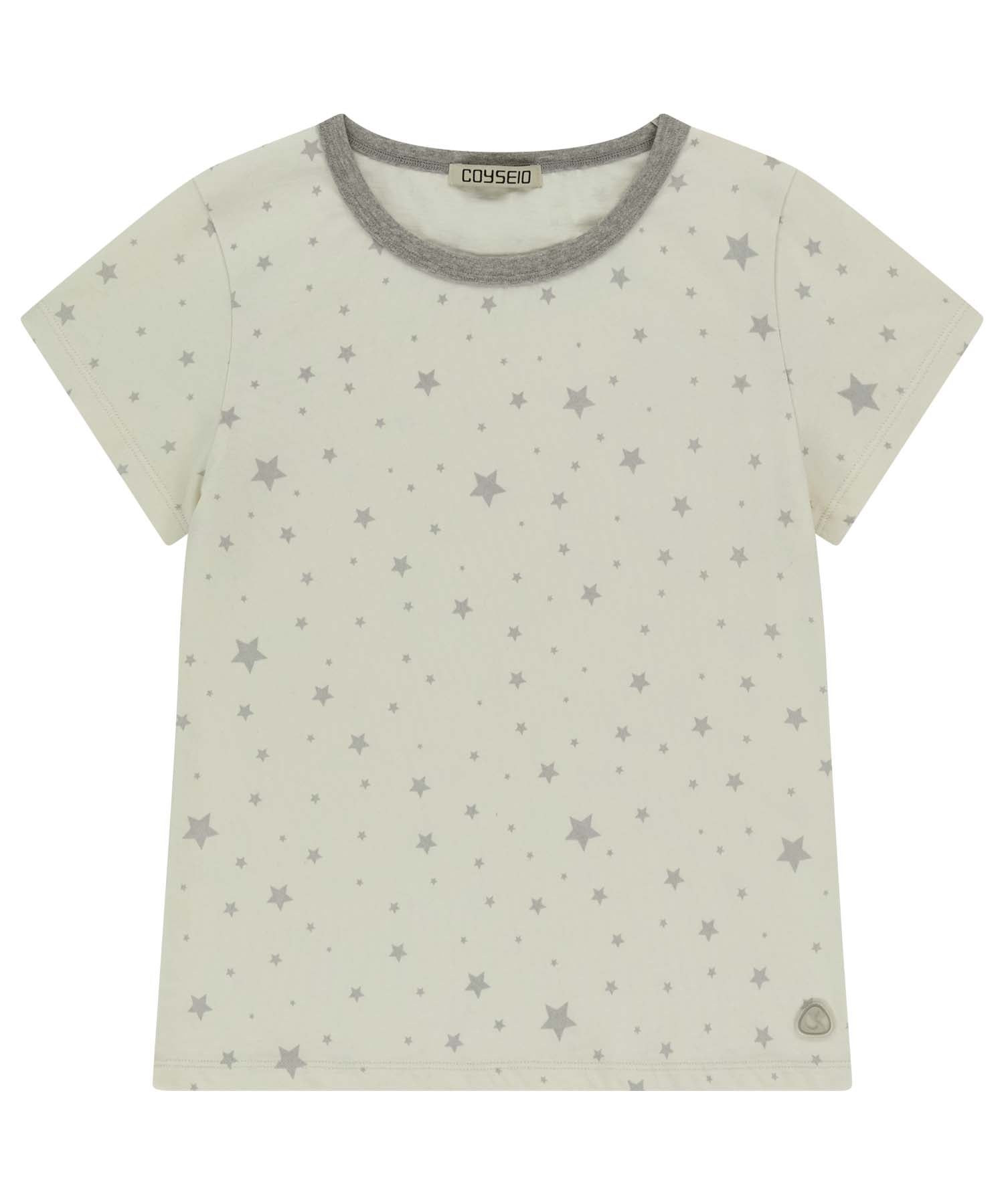 ✪【𝘱𝘳𝘦-𝘰𝘳𝘥𝘦𝘳】coyseio milky star t-shirt (2 color)