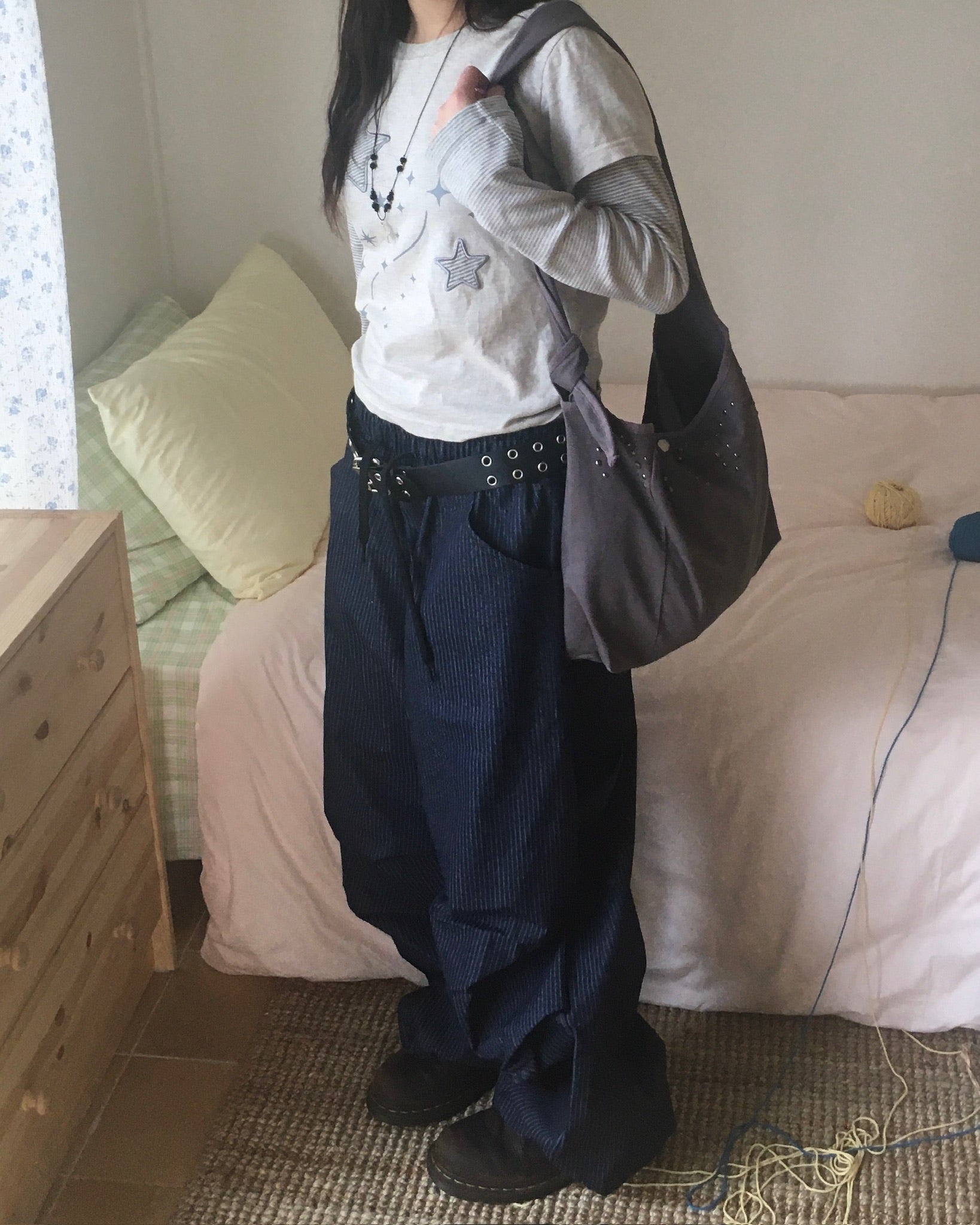 (★BEST) sun striped pants (blue)