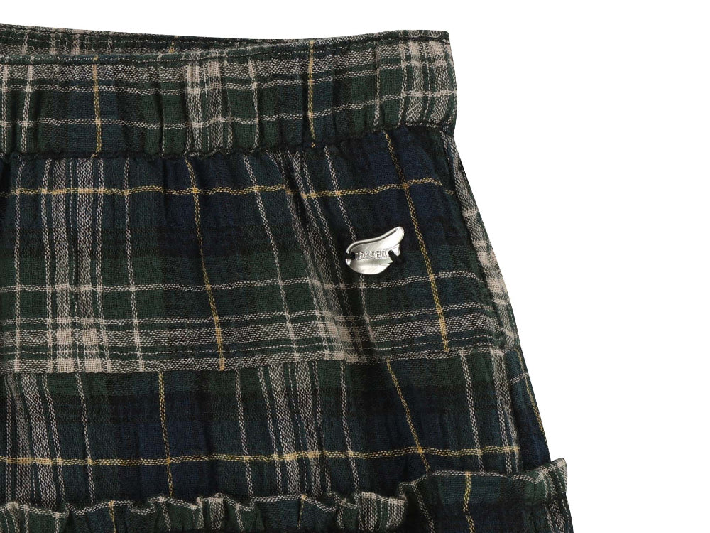 ✪【𝘱𝘳𝘦-𝘰𝘳𝘥𝘦𝘳】coyseio shirring midi skirt (check)