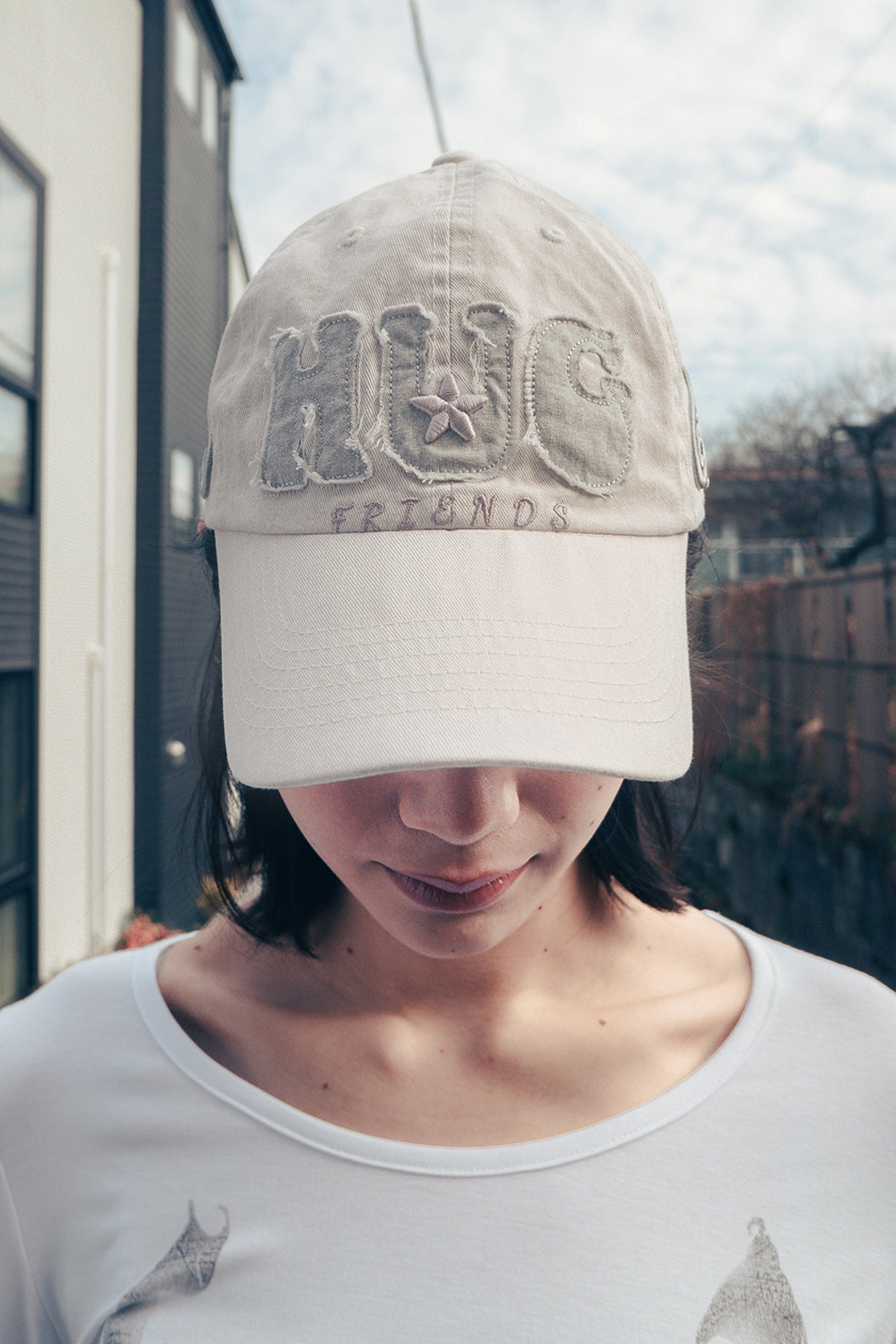 HUGYOURSKIN HUG FRIENDS CAP (PINK)