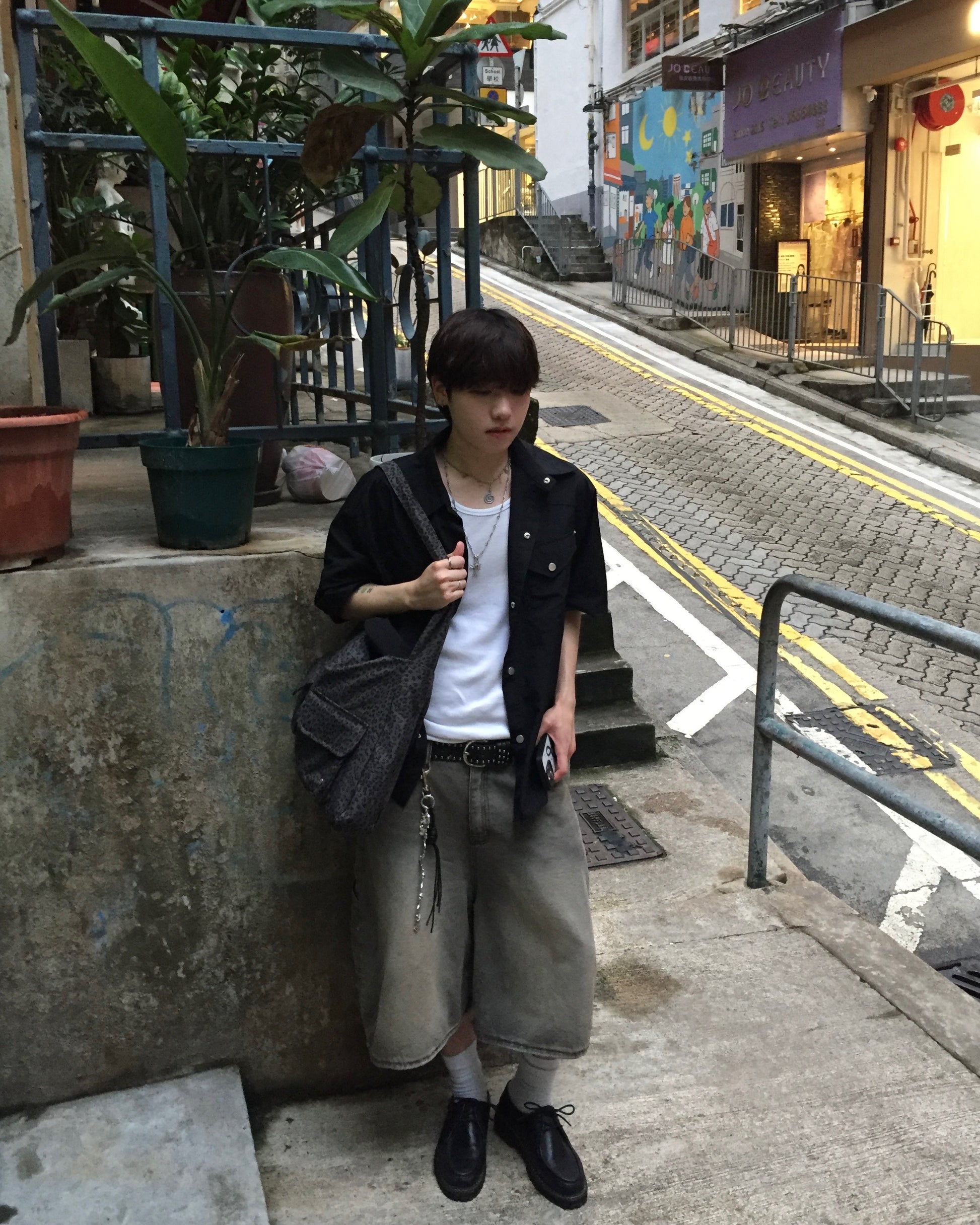 leopard shoulder bag
