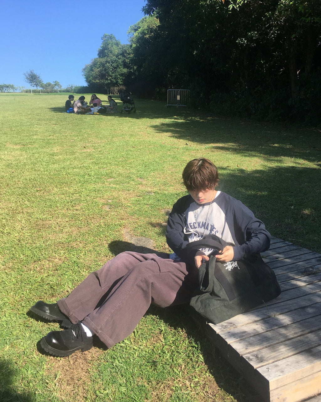 star rivet washed jeans (men)