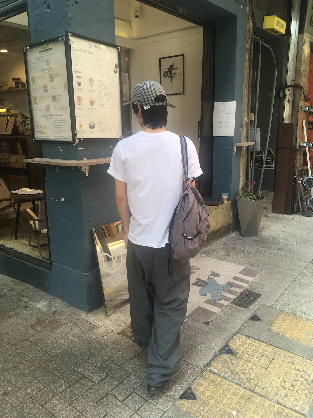 fatigue nylon pants (charcoal)