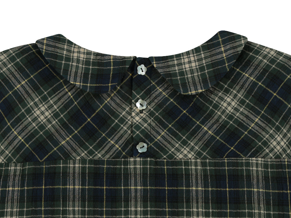 ✪【𝘱𝘳𝘦-𝘰𝘳𝘥𝘦𝘳】coyseio bow blouse (check)