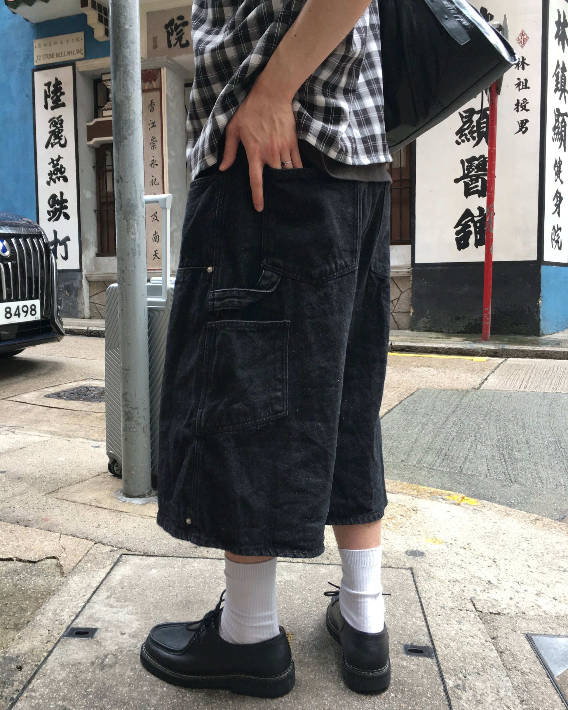 double knee bermuda pants (men wear)