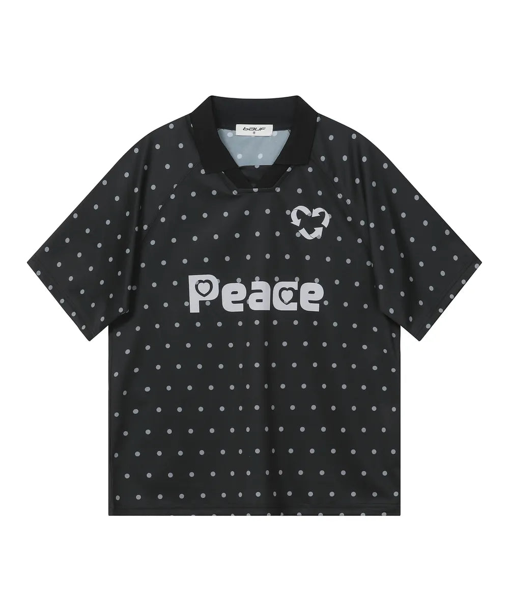BAUF DOT JERSEY T-SHIRT (BLACK)