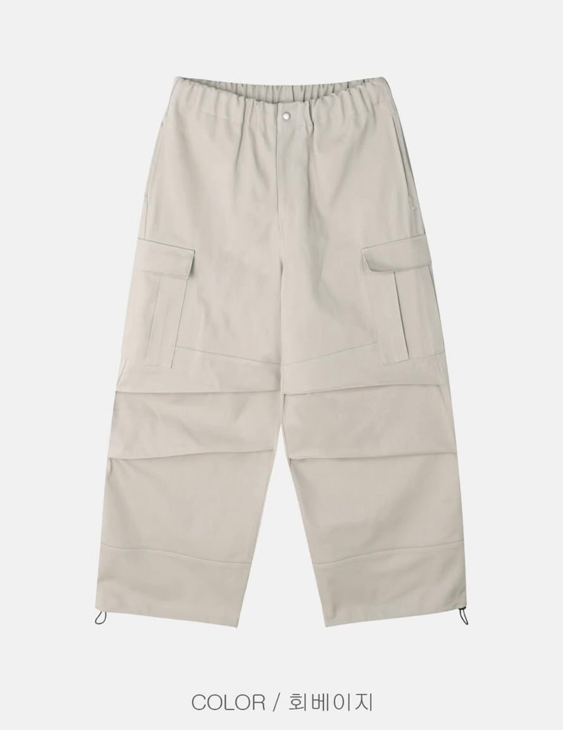 (in stock) double knee cargo pants
